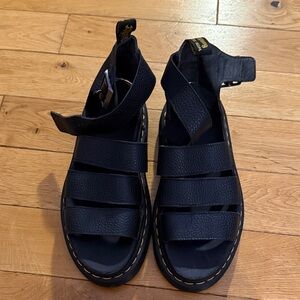 CLARISSA II WOMEN'S LEATHER PLATFORM SANDALS
